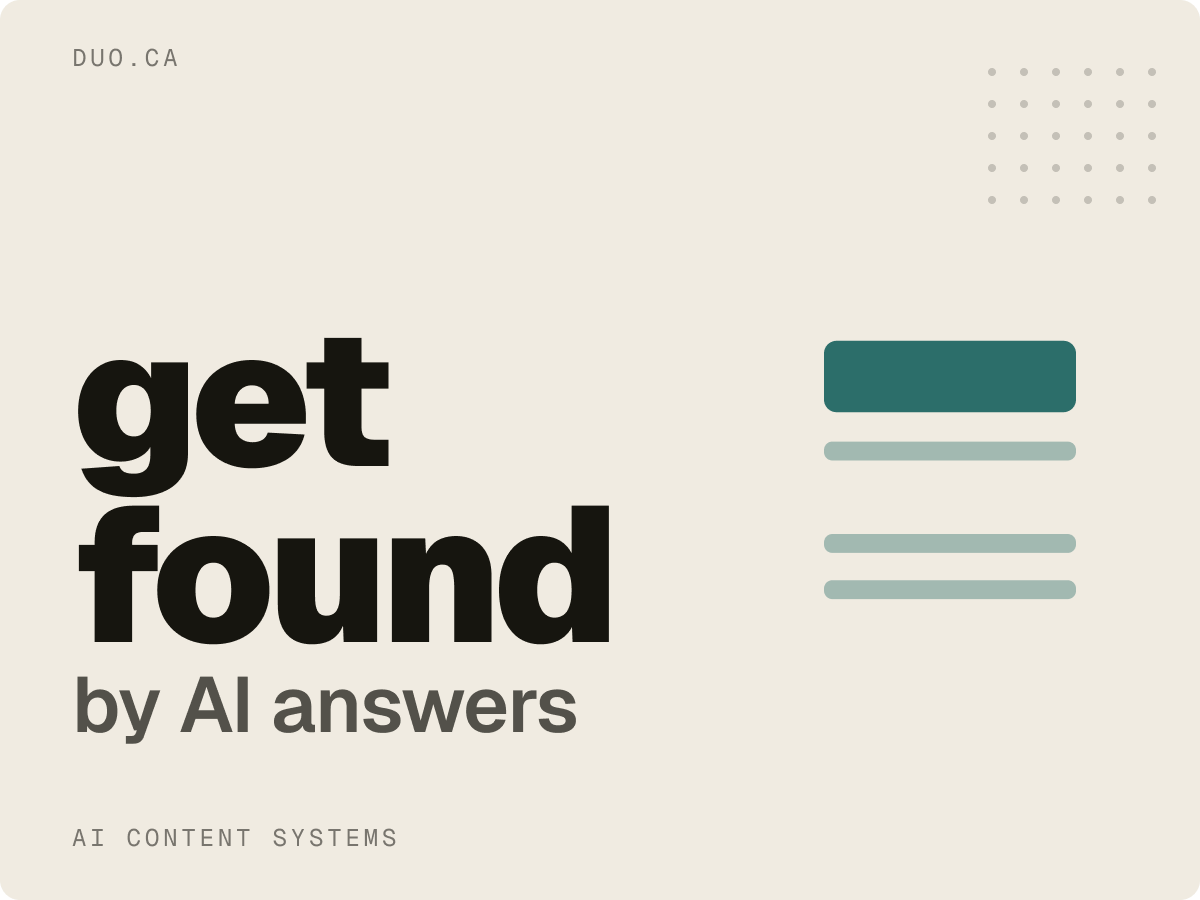 How to structure a B2B page so AI quotes it