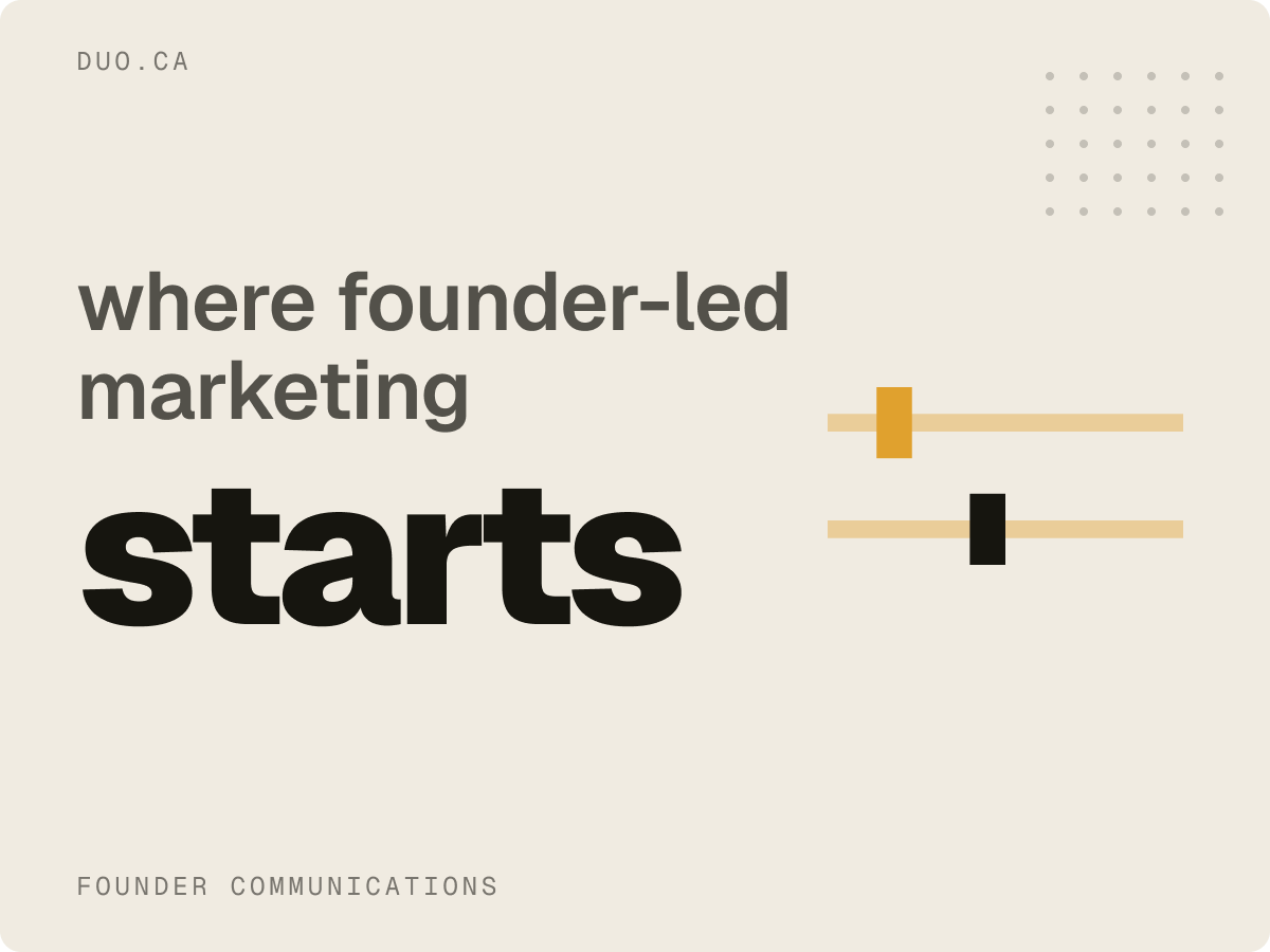 What founder-led marketing actually is (and how it differs from CEO-led)