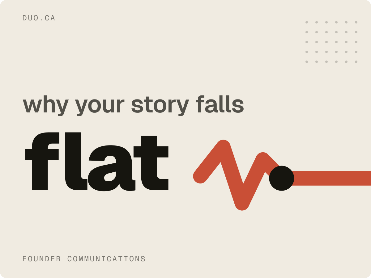 Why your founder story sounds generic (and the five ways it fails)